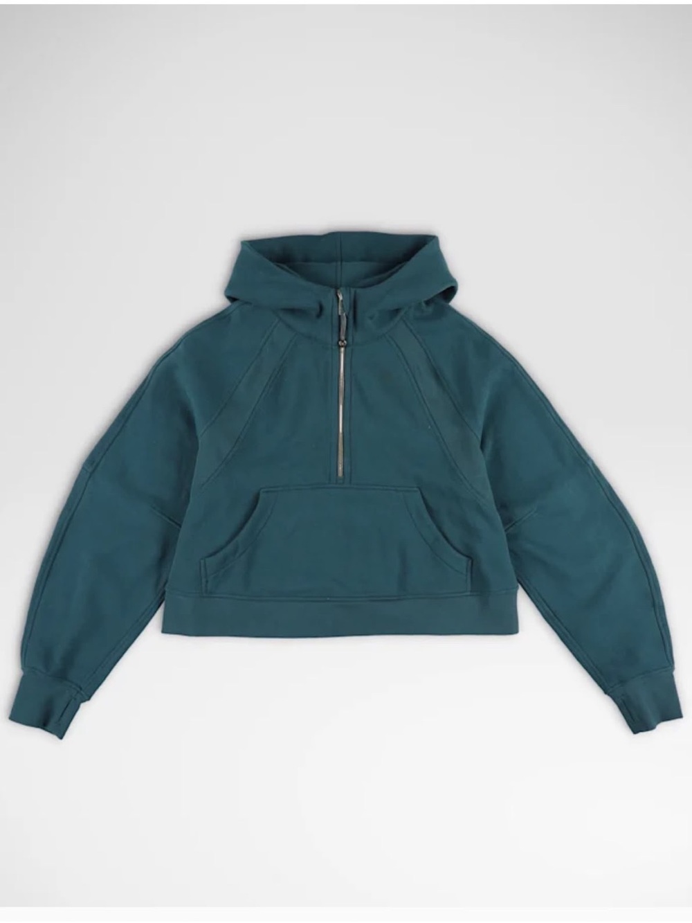 lululemon athletica Teal Half-Zip Hoodie